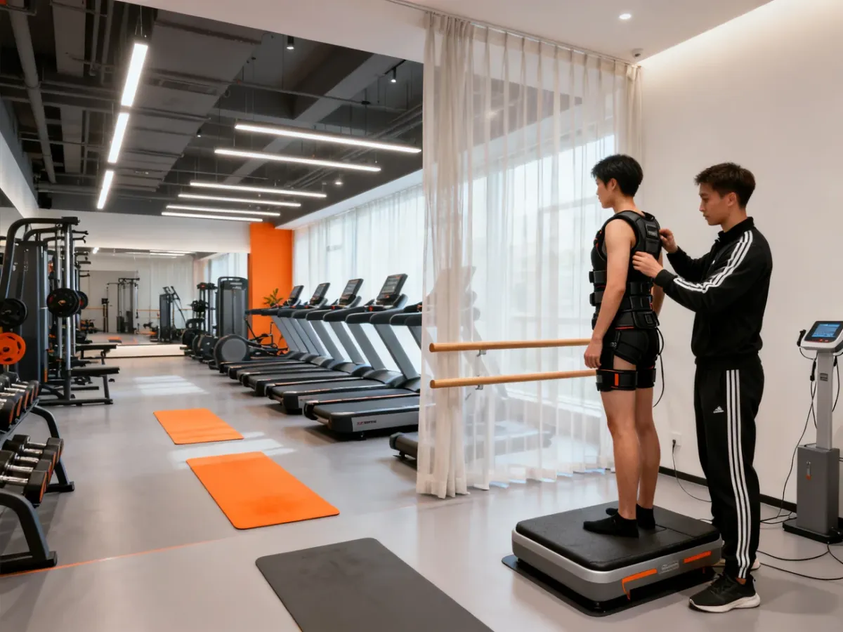 Trzy różne modele klubu fitness: duża siłownia, kameralne studio i sala EMS